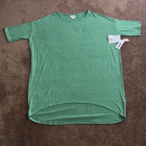 Green LulaRoe Irma tunic